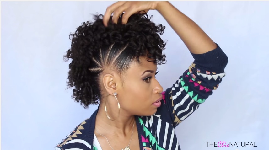 THE PONY HAWK | Natural Hairstyle - YouTube