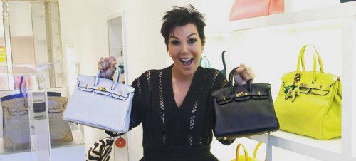 Kris Jenner Adds Rare Baby Birkin Bags to Wardrobe