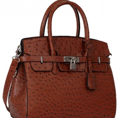 Luxury-Brown-Ostrich-Effect-Tote-Bag-3775705_1