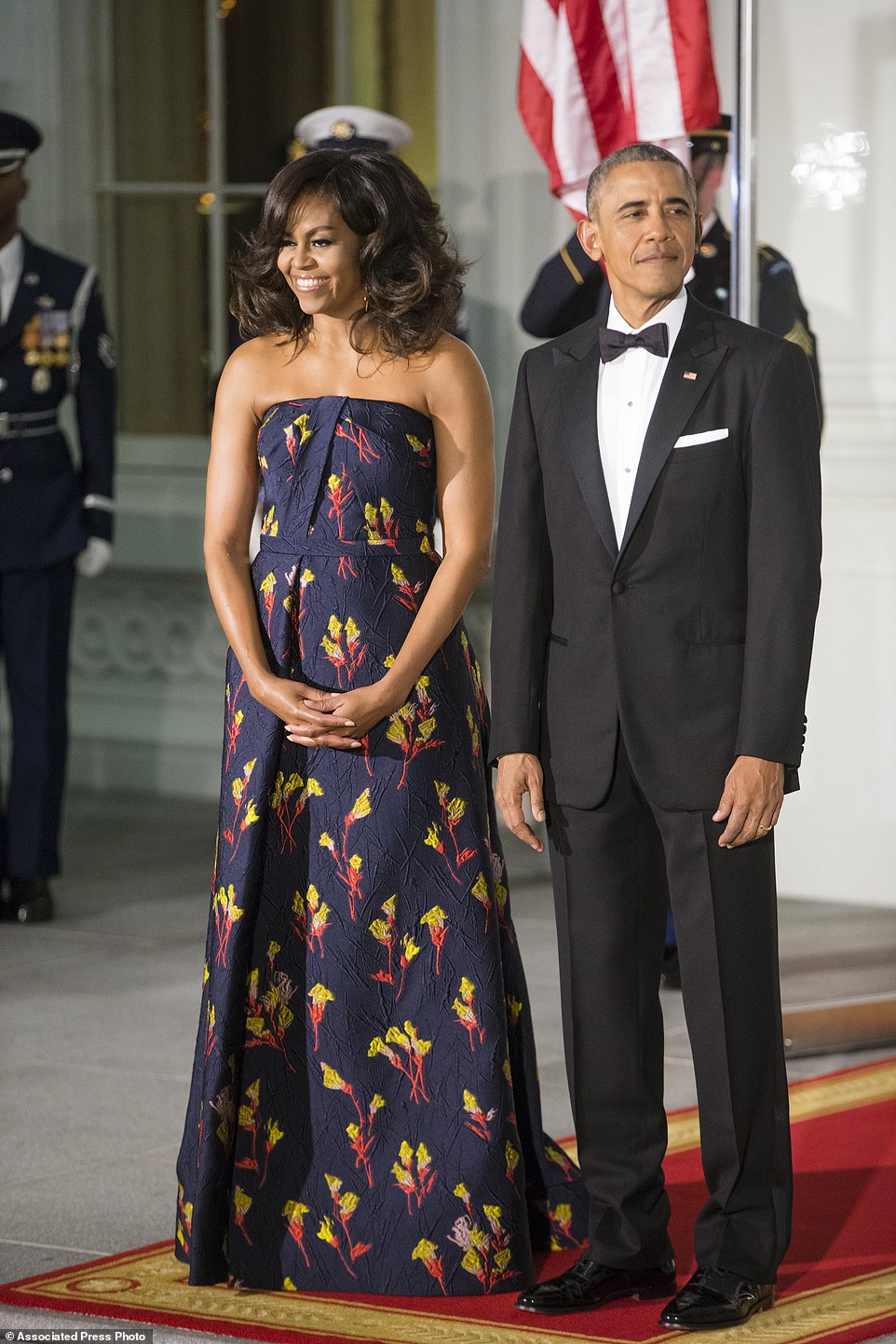 Michelle-Obama-Jaso-Wu-Jacquard-Gown-Fashion-Police-Nigeria