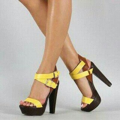 Block-Heeled-Platform-Sandals---Brown-Yellow-3636383