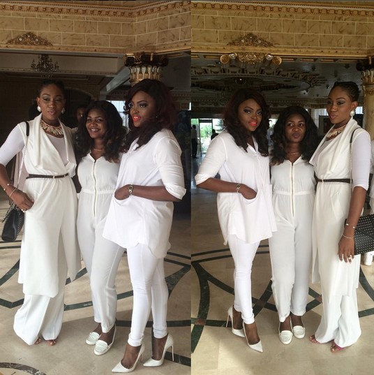 Funke-Akindele-All-White-Outfit-FashionPoliceNigeia