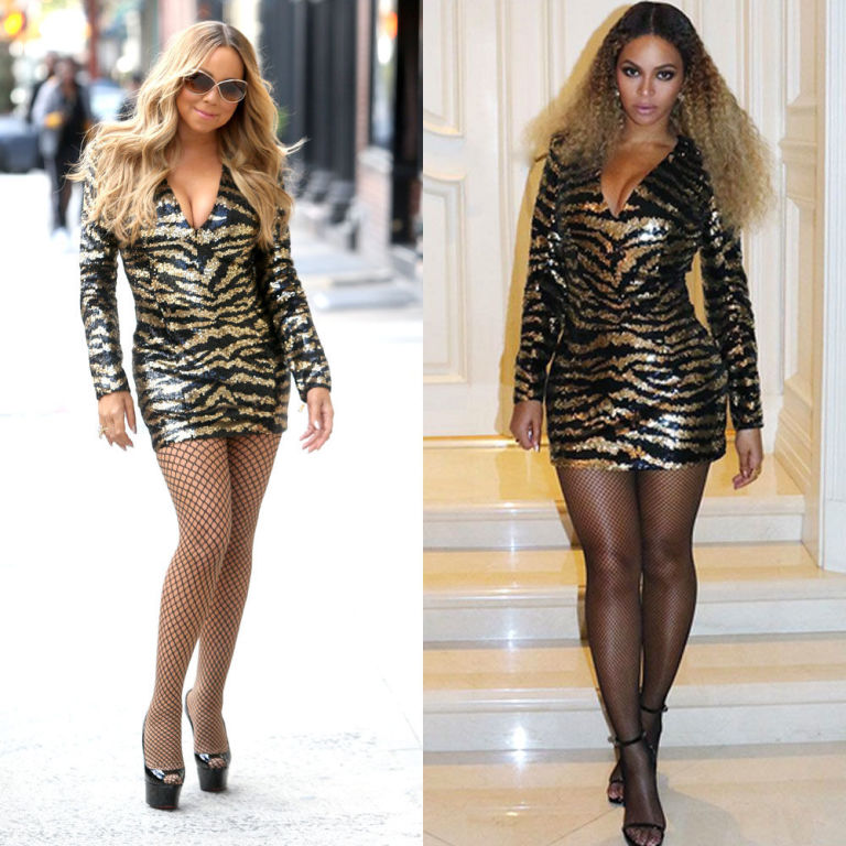 Mariah-Beyonce-Balmain-Dress-FashionPoliceNigeria