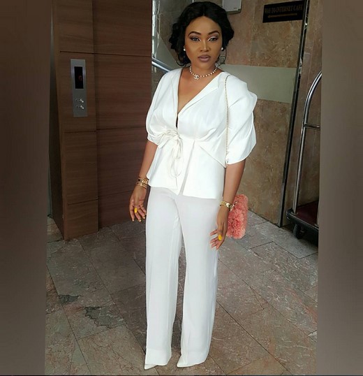 We Never Liked Head-To-Toe White Outfit Until We Saw Mercy Aigbe-Gentry ...
