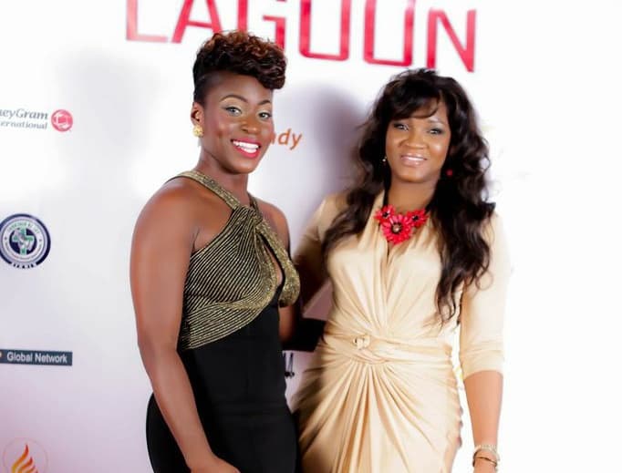 Omotola Jalade in Ejiro Amos Tafiri Celine Wrap Dress - Fashion Police Nigeria