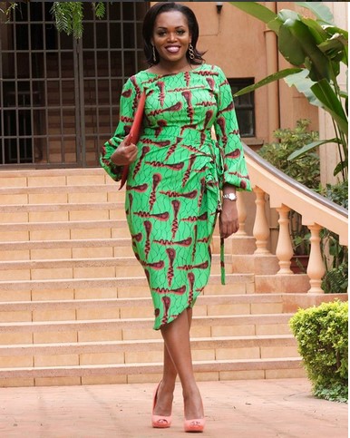 diana-Opoti-Print-Green-Iro-Bubba-Dress-FashionPoliceNigeria
