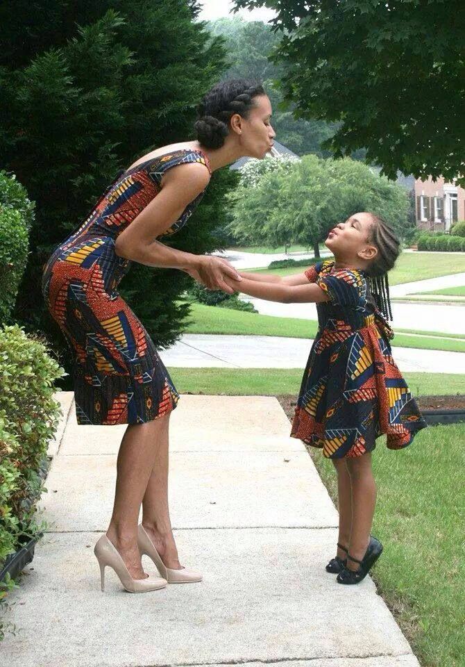 mommy daughter african dresses
