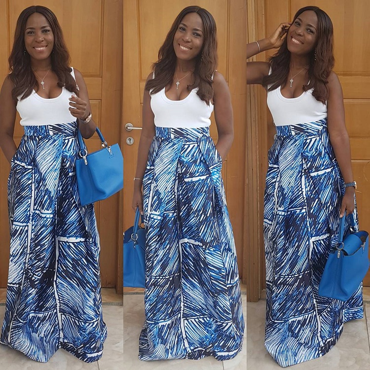 Linda-Ikeji-Maxi-Skirt-MashionPoliceNigeria