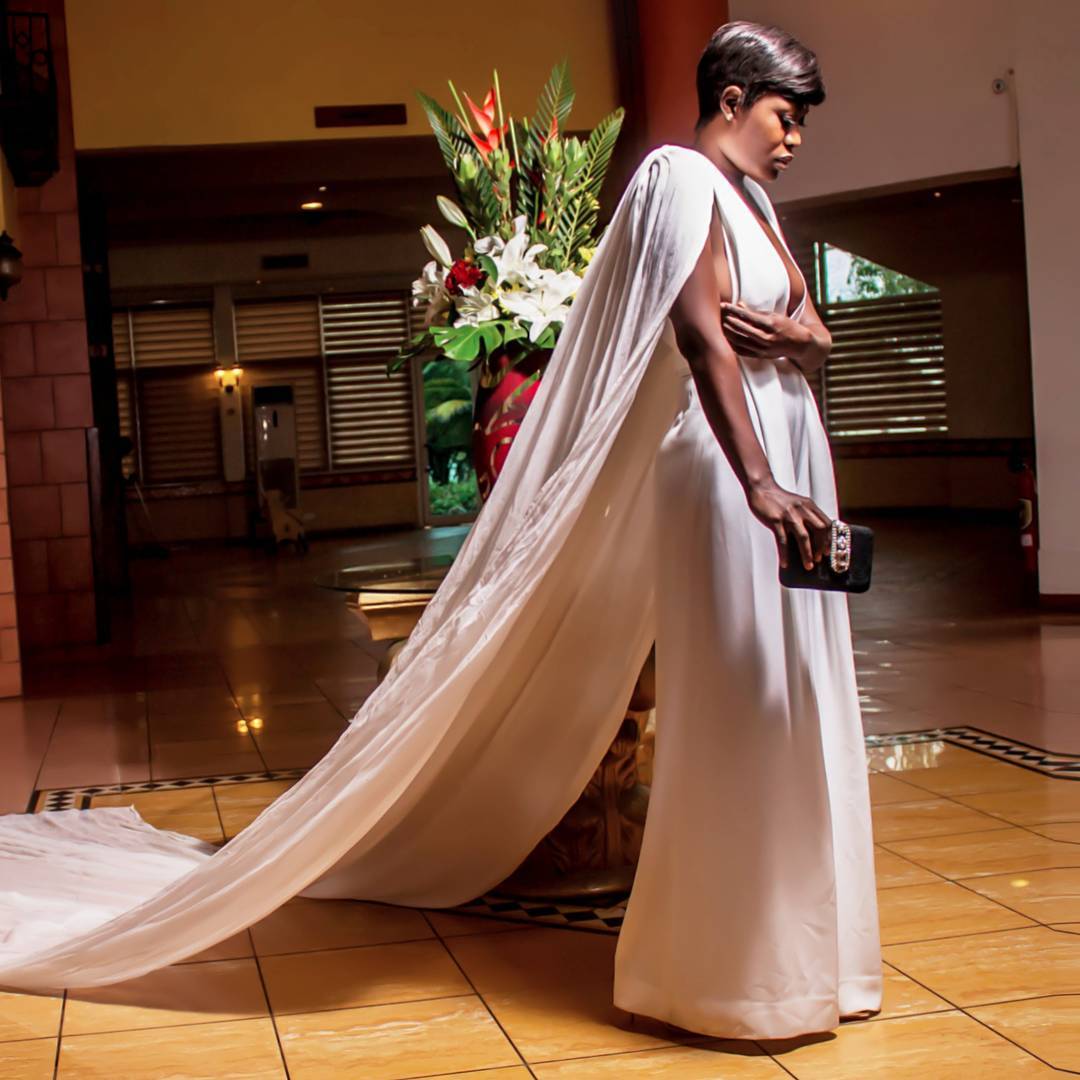 Nana-Akua-Addo-Cape-Dress-FashionPoliceNigeria