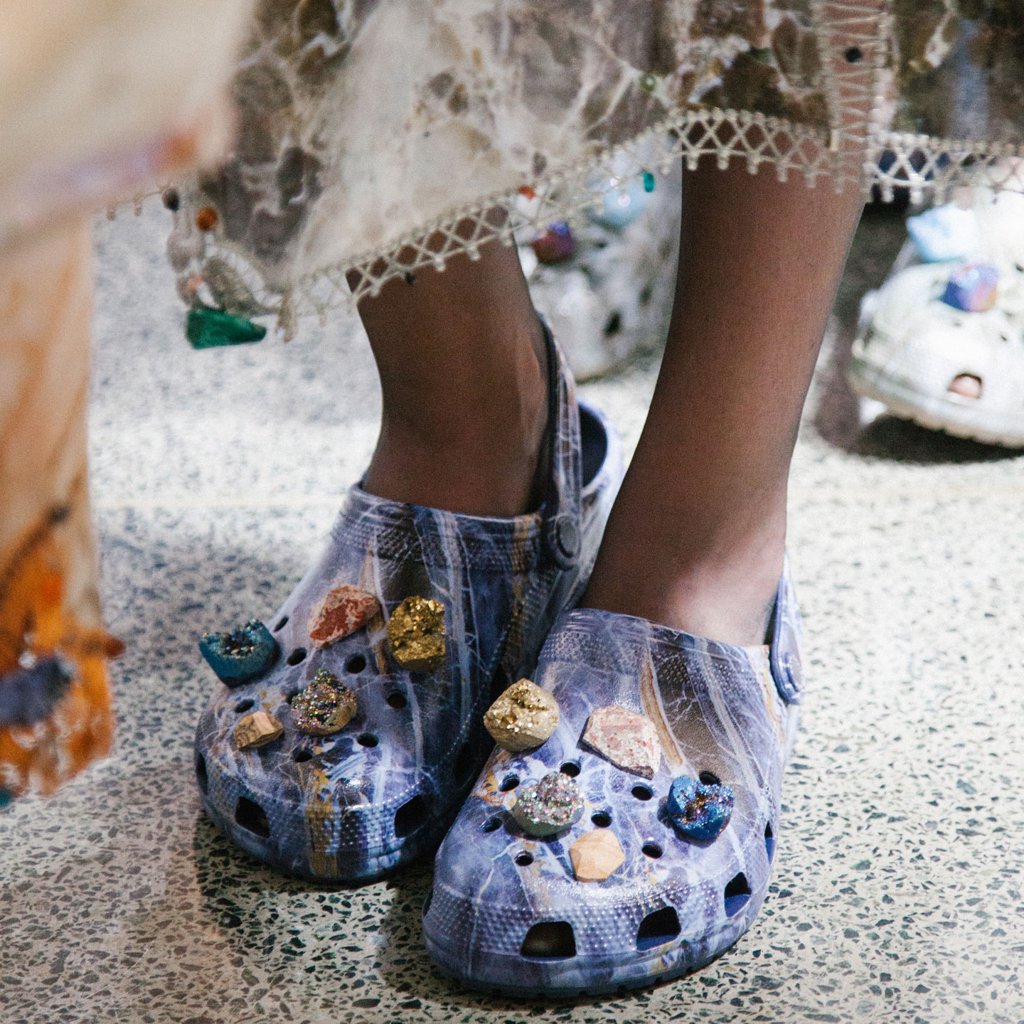 christopher-kane-crocs-shoes-makeover-london-fashion-week-fashionpolicenigeria