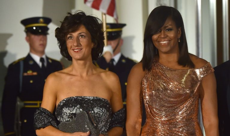 Michelle Obama Just Wore The Most Stunning Chainmail Gown For Her Final ...