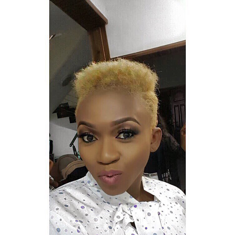 Singer Waje Transformed Her Hair To A Short Blonde While You Were