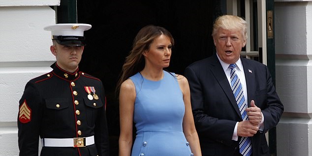 Melania Trump Stuns in Michael Kors Dress