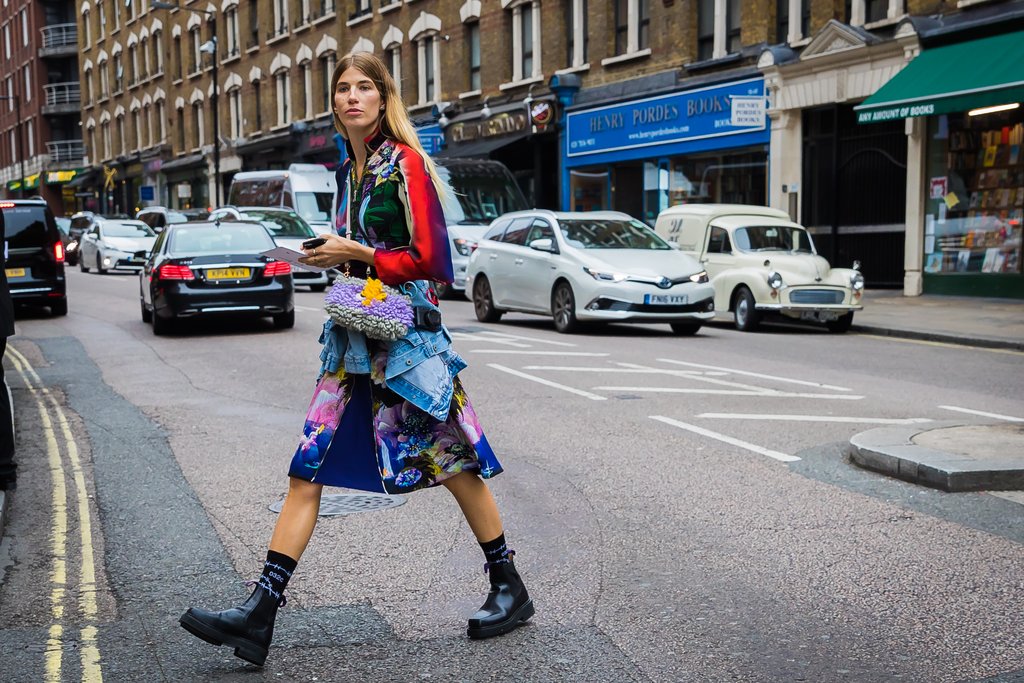 Street Style New London Fashion Week SS18