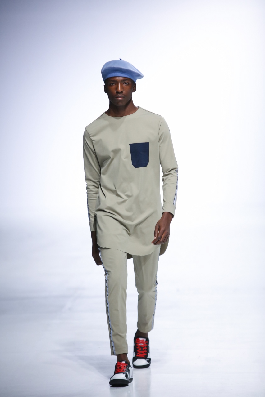 Jim Iyke Runway Debut Johnson Johnson Lagos Fashion Week 2017
