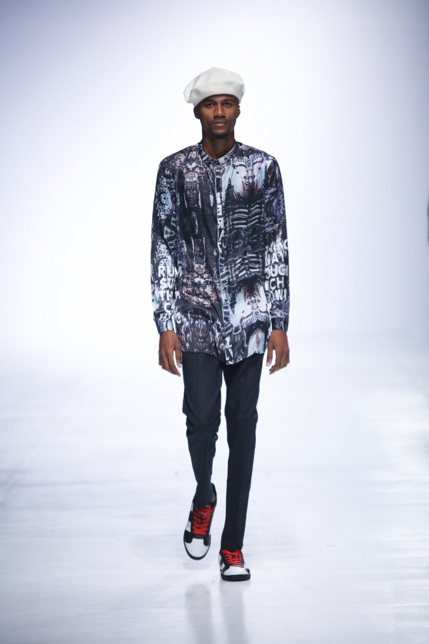 Jim Iyke Runway Debut Johnson Johnson Lagos Fashion Week 2017