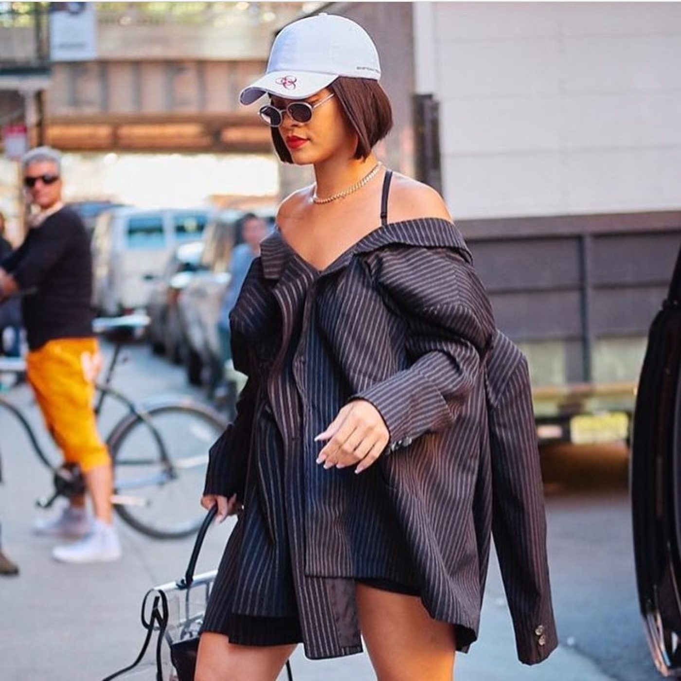 rihanna shirt dress