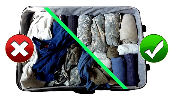 packing clothes tips air travel