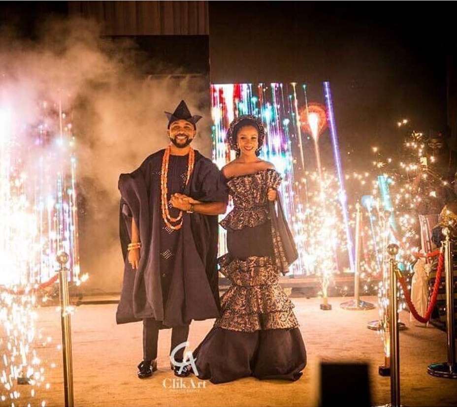 Adesua Etomi Wedding Dress