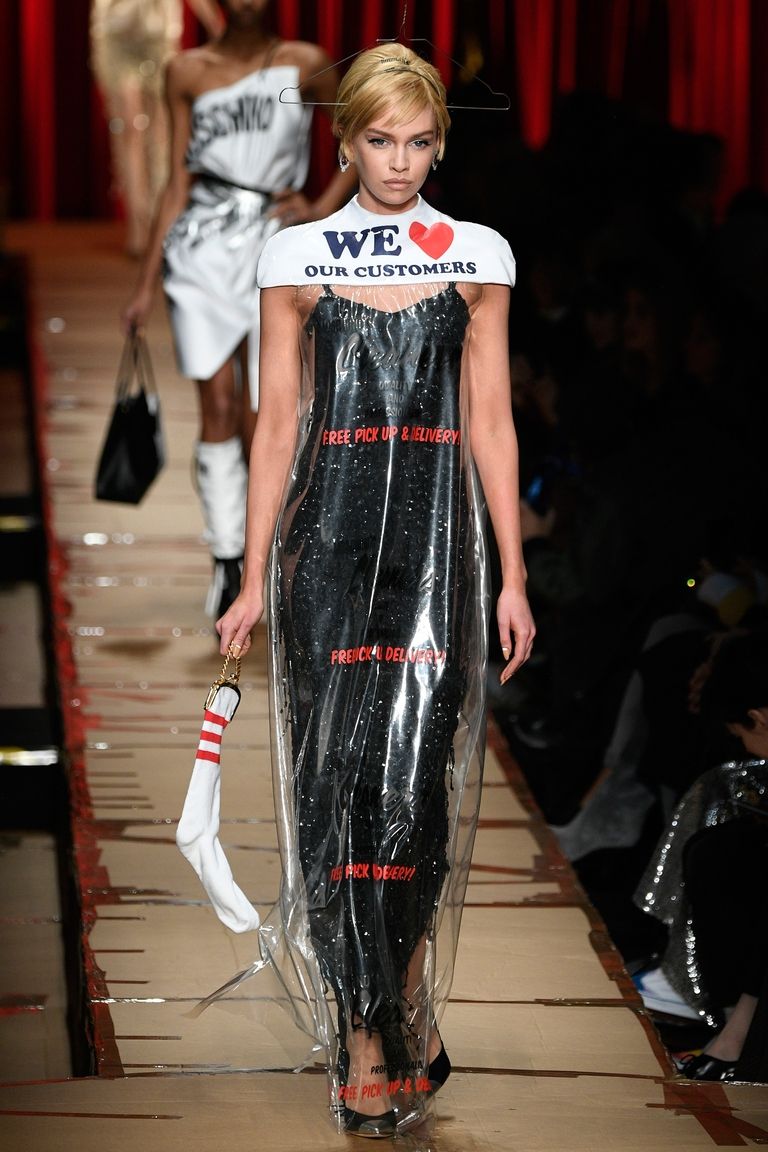 moschino dry cleaning dress