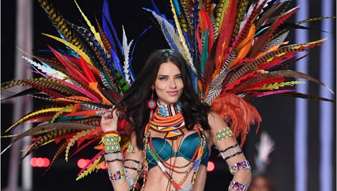 Adriana Lima Leaving Victoria's Secret