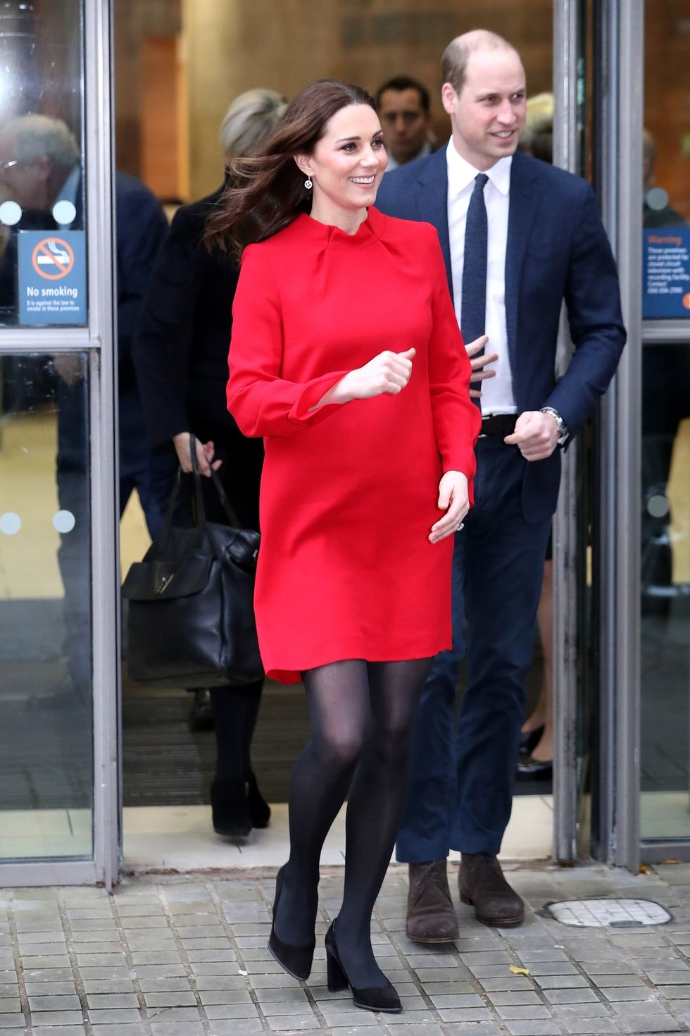 Kate Middleton Red Dress Manchester Convention Complex 