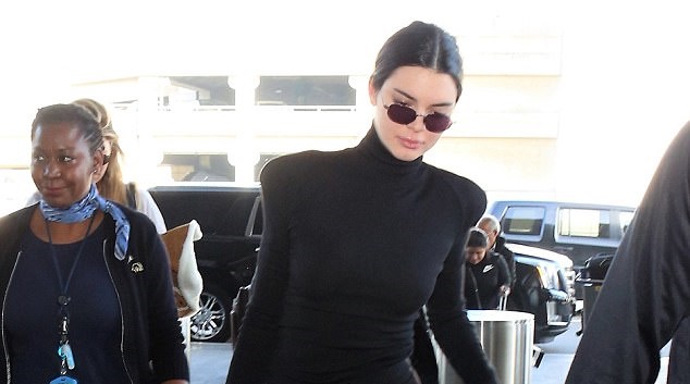 Kendall Jenner All-Black Ensemble