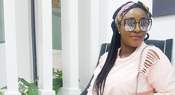 Ini Edo Millennial Pink Outfit