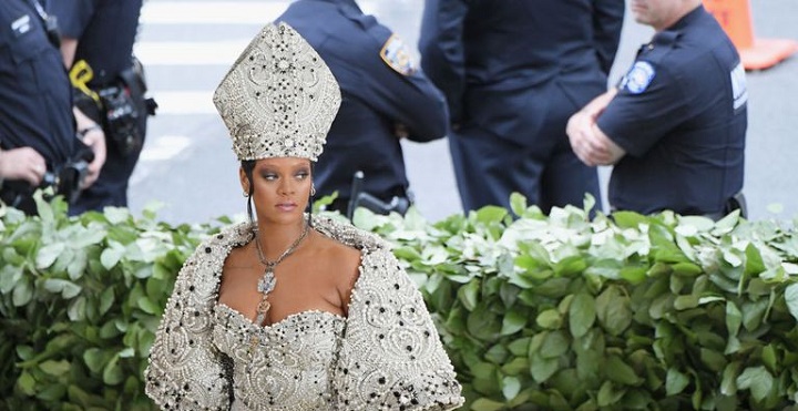 Rihanna Pope Dress Met Gala 2018