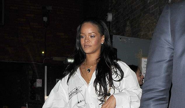 Rihanna Miniskirt Style London
