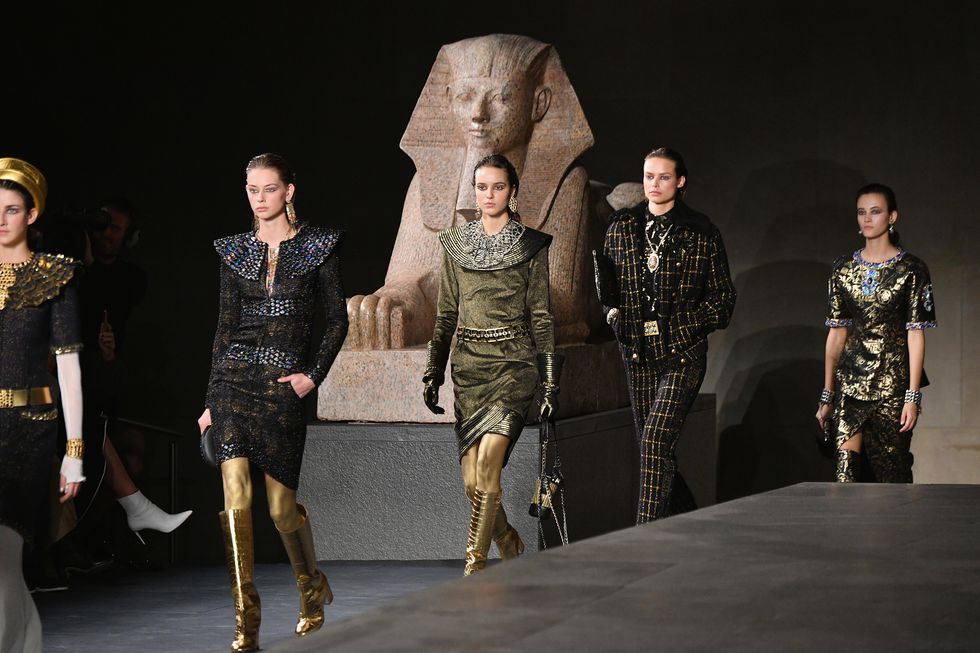 Ancient Egypt Chanel Metiers' D'Art Show