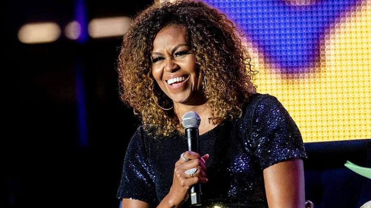 Michelle Obama Natural Curls Essence Festival