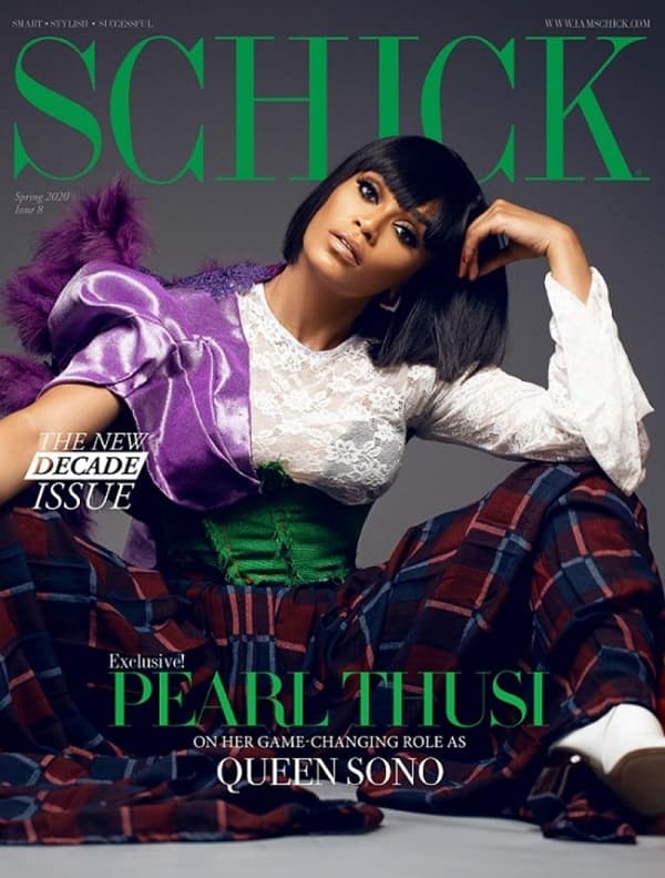 South African Actress Pearl Thusi Covers Schick Magazine's New Decade Issue