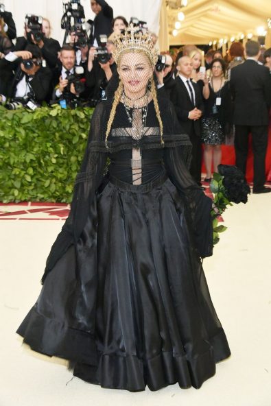 Madonna Jean Paul Gaultier Dress—Met Gala 2018 Fashion Moments — Fashionpoliceng.com