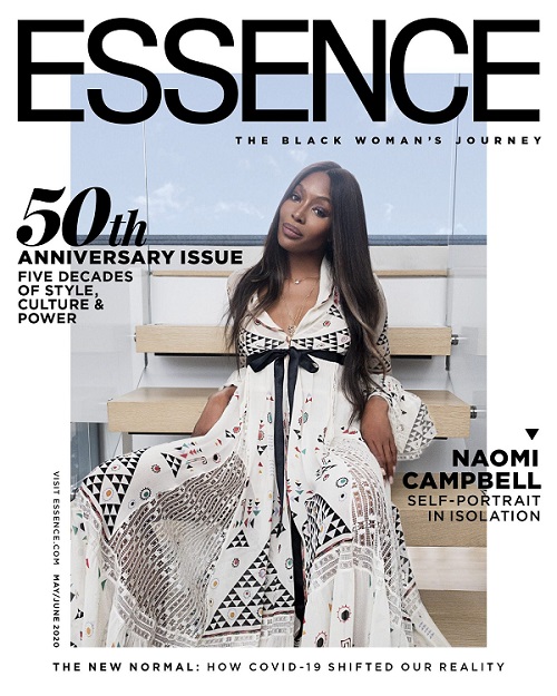 Naomi Campbell Essence Magazine 50th Anniversary Issue 2020