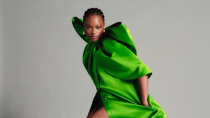 Yes! Mayowa Nicholas Stars in Brandon Maxwell's Latest Lookbook