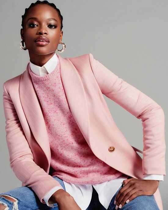 Mayowa Nicholas Fronts Brandon Maxwell's Pre-Spring Collection