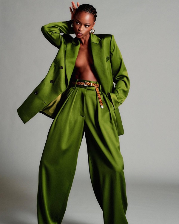 Mayowa Nicholas Fronts Brandon Maxwell's Pre-Spring Collection