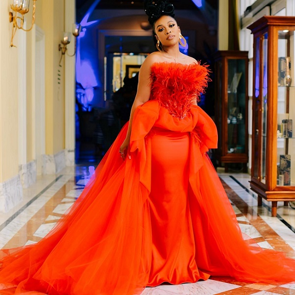 Nomzamo Mbatha Dress Miss South Africa 2020