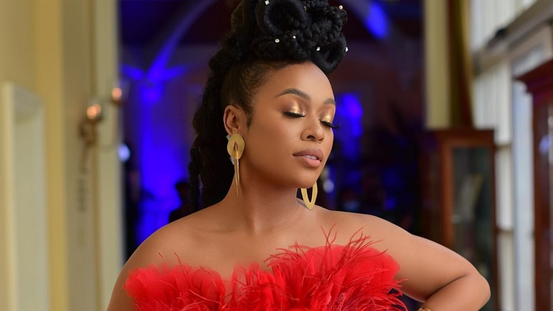 Nomzamo Mbatha Looked Like A Pretty Princess At Miss Sa Finale Fpn