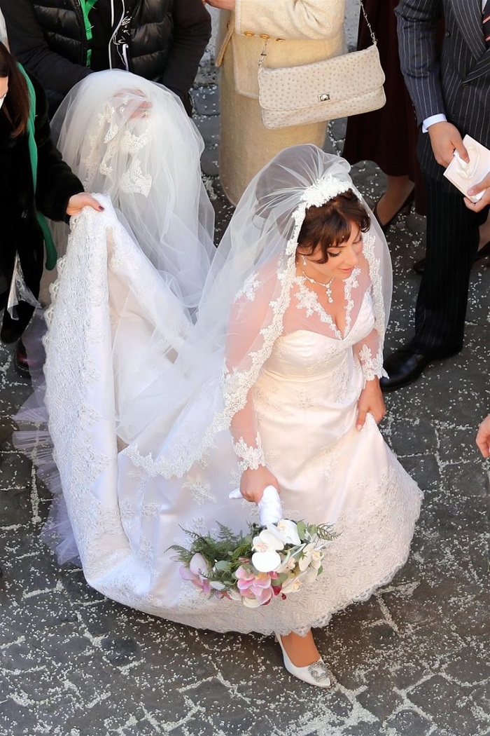 Lady Gaga House of Gucci Wedding Dress