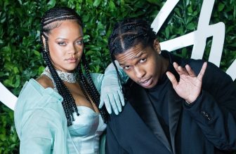 Rihanna Goes Braless in Dior Slip Dress for a Date Night With A$AP Rocky
