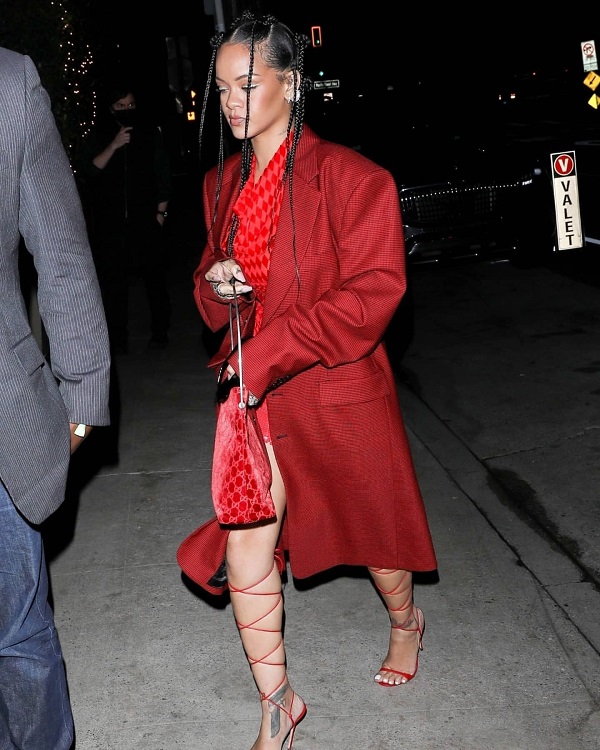 No One Looks Amazing In Head-To-Toe Red Quite Like Rihanna | FPN
