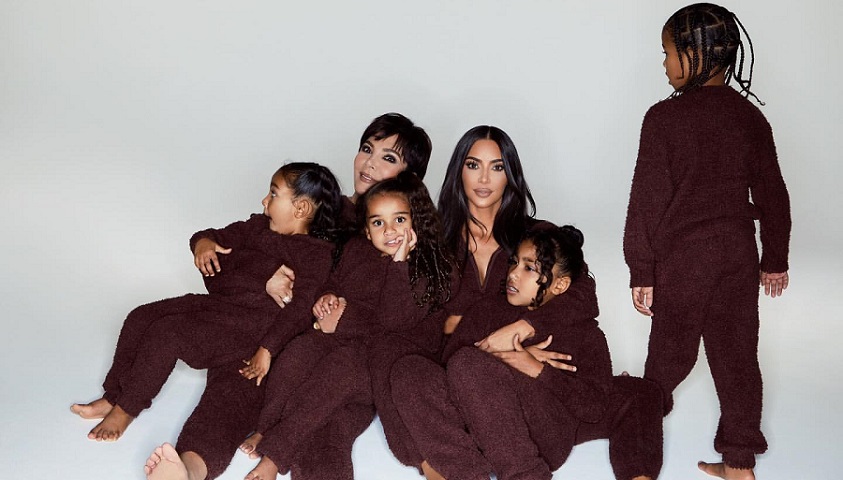 Kim Kardashian Christmas Holiday Card