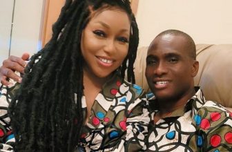 Rita Dominic Boyfriend-Fidelis Anosike Christmas Holiday Matching Outfits