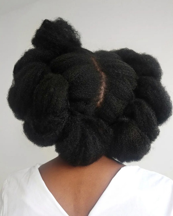 Photo of Black African Woman Showing Off Her Natural Hair