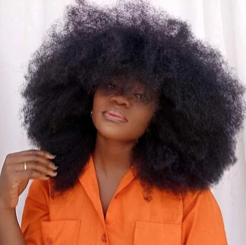 Photo of Black African Woman Showing Off Her Natural Hair