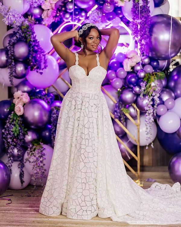 Power Star, Naturi Naughton, Marries In A Stunning Wedding Dress Of Three Years