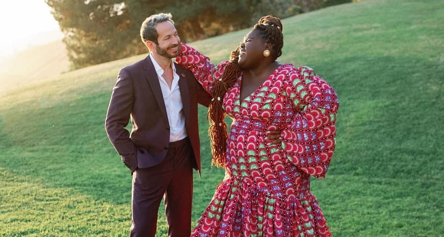 Gabourey Sidibe Unconventional Wedding Bride Magazine Fashion Police Nigeria