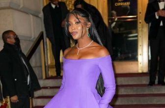 Photo of Naomi Campbell Valentino Purple Ball Gown Prince Trust Gala